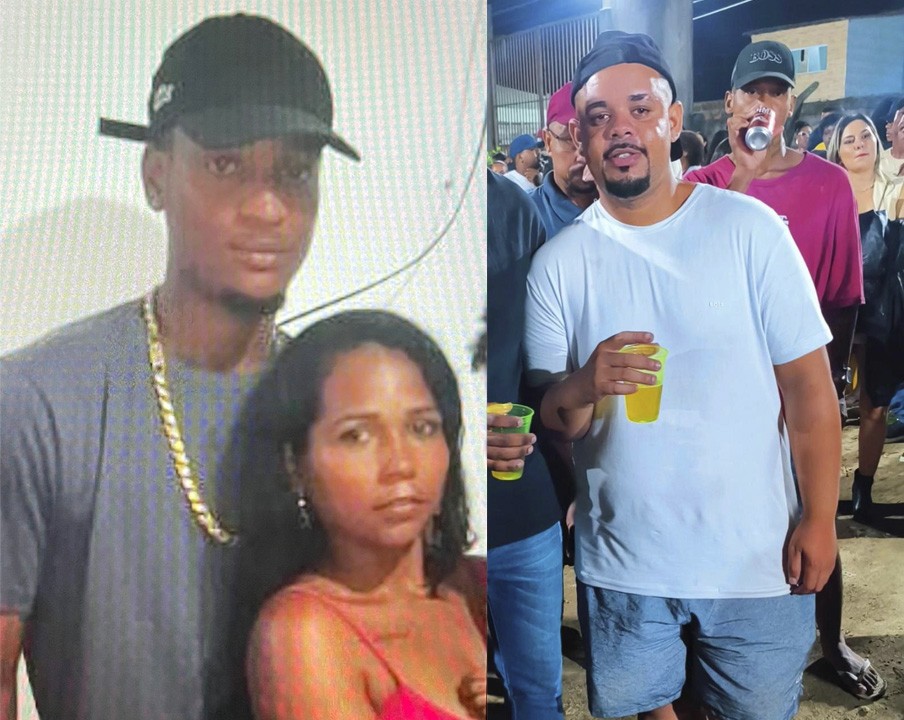 Roberto Bispo dos Santos, à esquerda e Jefferson Oliveira dos Santos à direita