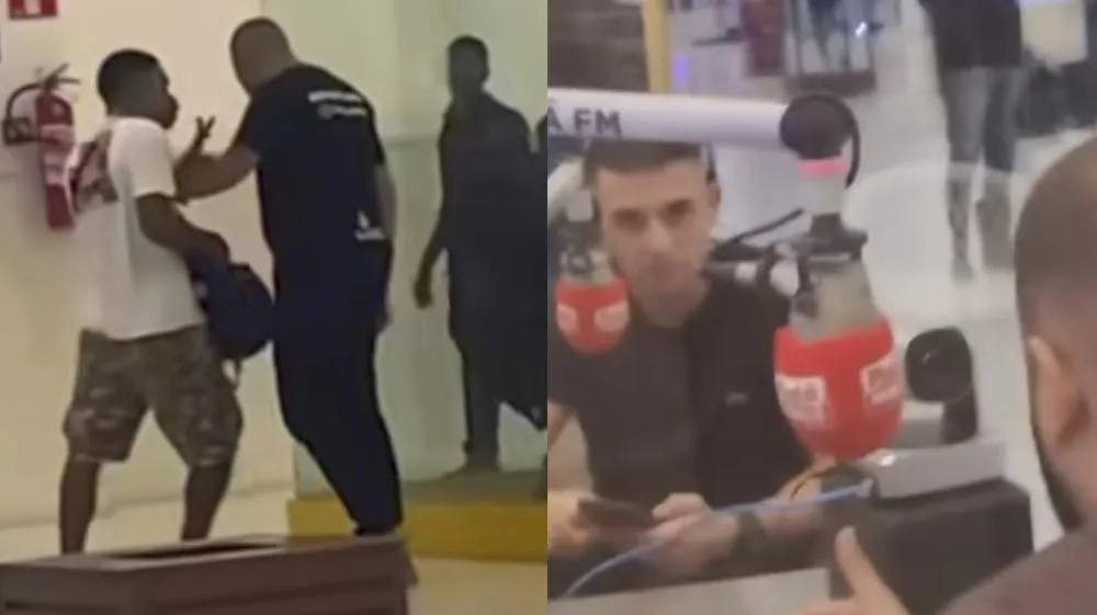 Baixaria: Homem invade shopping e ameaça Marcelo Castro do Alô Juca ao vivo! “Já comprei cocaína na mão dele”