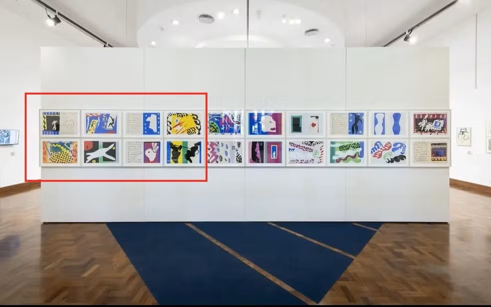 Obras roubadas da exposição 