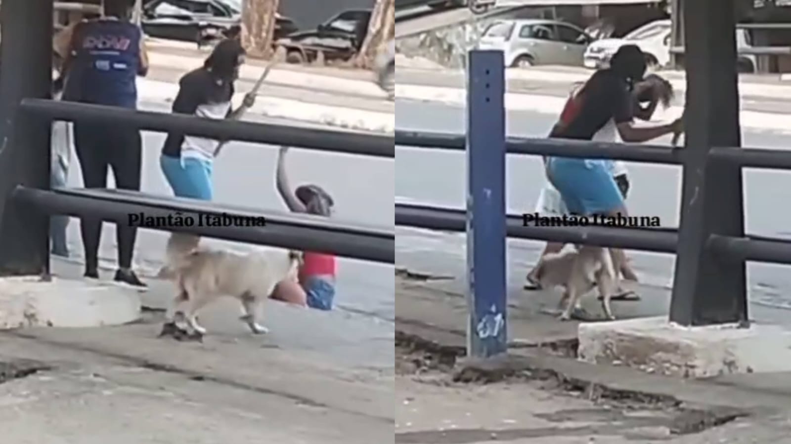 Vídeo: Casal lésbico briga a pauladas na Bahia