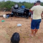 Colisão entre caminhões deixa um morto na BR 324 próximo a Amélia Rodrigue