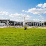 Menor suspeito de embriaguez colide carro contra portão do Centro de Convenções de Feira de Santana