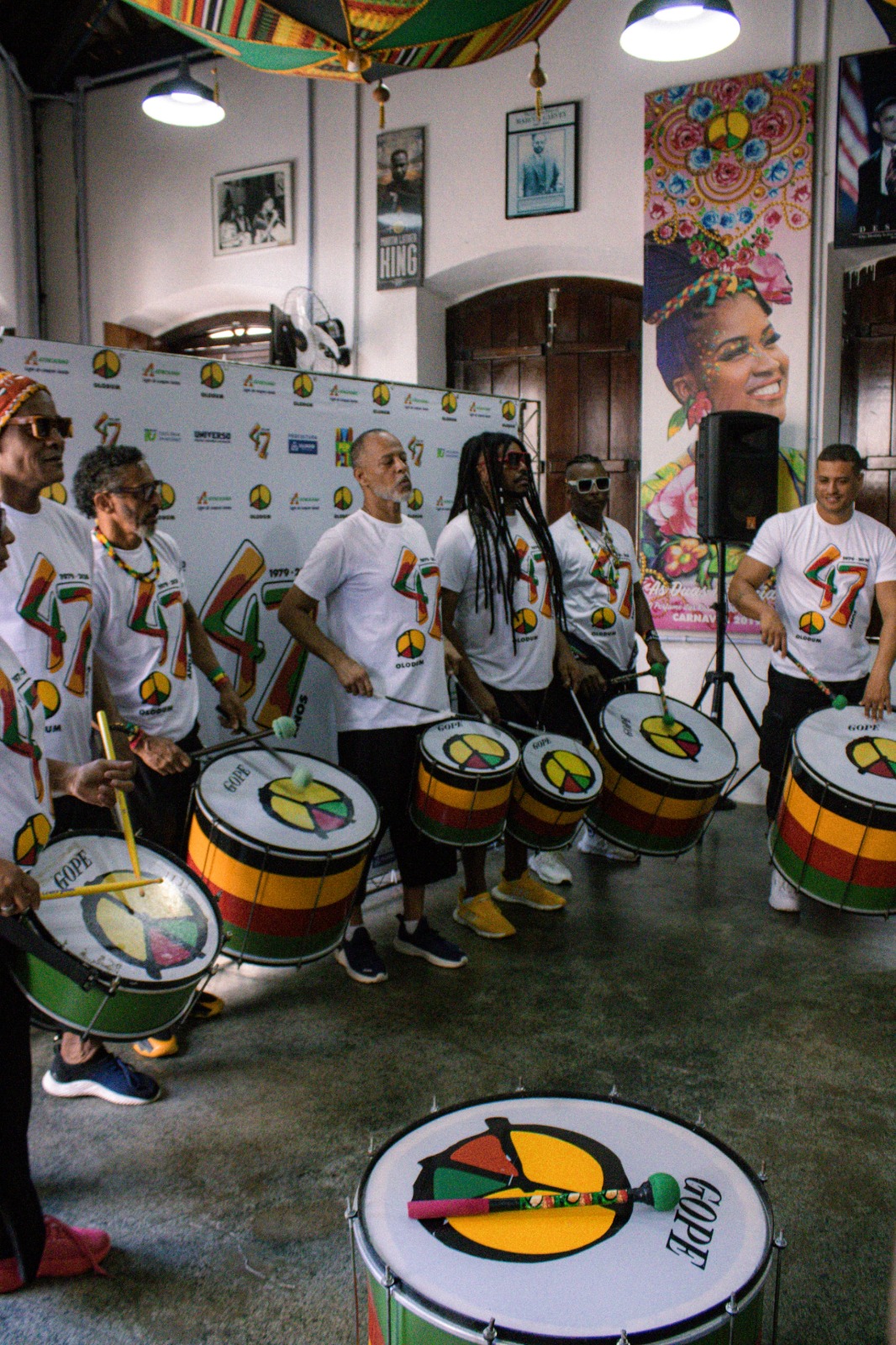 Olodum anuncia agenda até 2029 e apresenta novas ações no aniversário de 47 anos