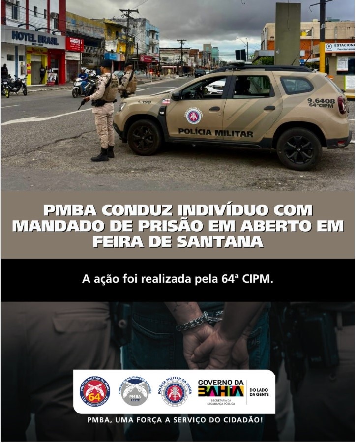 Acusado de estupro de vulnerável é preso pela Polícia em Feira de Santana
